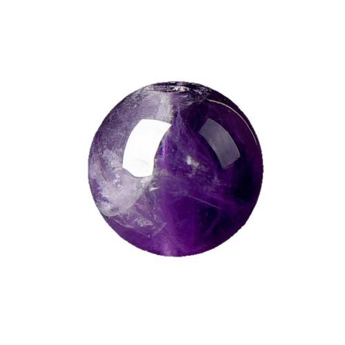 Natural Amethyst Beads, Round, polished, DIY 