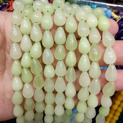 Single Gemstone Beads, Teardrop, polished, DIY Approx 
