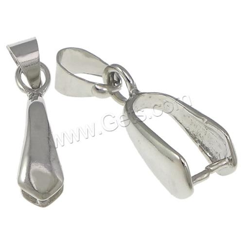 Brass Pinch Bail, plated, DIY 1mm Approx 