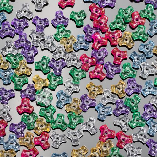 Transparente Acrylperlen, Acryl, DIY, gemischte Farben, 10mm, ca. 3000PCs/Menge, 500G/Menge, verkauft von Menge