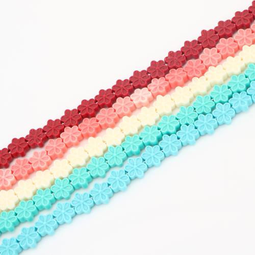 Meer Bambus Koralle Perlen, Plum Blossom, DIY, keine, 9x9x4mm, verkauft von PC