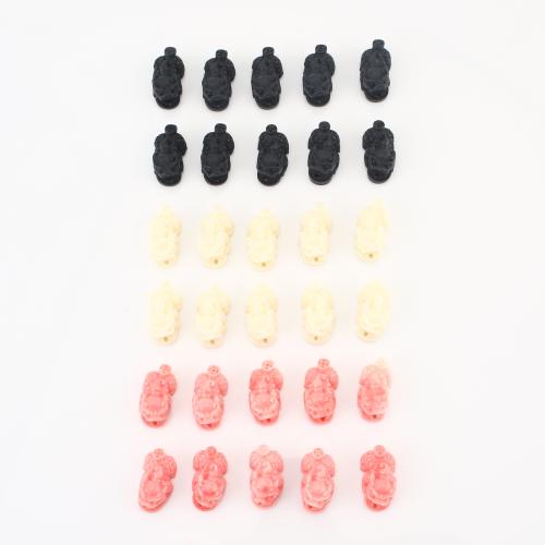 Meer Bambus Koralle Perlen, Fabelhaft wildes Tier, DIY, keine, 18x10x10mm, verkauft von PC