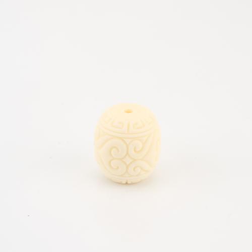 Meer Bambus Koralle Perlen, Eimer, DIY, gelb, 19x13x13mm, verkauft von PC