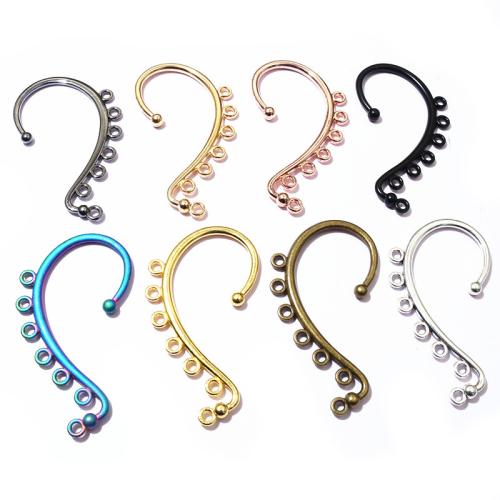 Zinc Alloy Cuff Earring Finding, plated, DIY Approx 