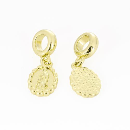 Messing Schmuck Anhänger, goldfarben plattiert, DIY, 22x9x9mm, verkauft von PC