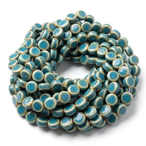 Speckled Porcelain Beads, porcelaine, DIY, plus de couleurs à choisir, beads size 11-12mm, Vendu par PC