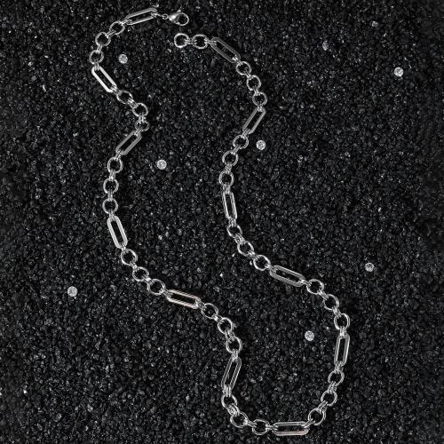 304 Edelstahl Armband und Halskette, poliert, unisex & verschiedene Größen vorhanden, originale Farbe, verkauft von PC