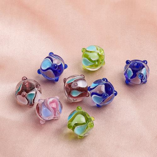 Vernickelt Glasperlen, Glas, rund, DIY, keine, 13mm, verkauft von PC