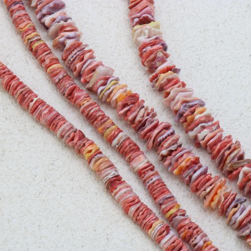 Natürliche Muschelperlen, Muschel, Unregelmäßige, DIY & verschiedene Größen vorhanden, Länge:ca. 38 cm, verkauft von Strang