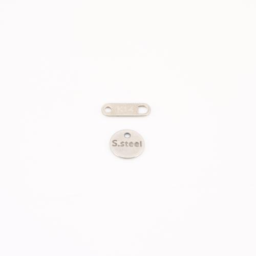 Unbearbeitetes Schild aus Edelstahl, 304 Edelstahl, DIY & verschiedene Stile für Wahl, originale Farbe, verkauft von PC