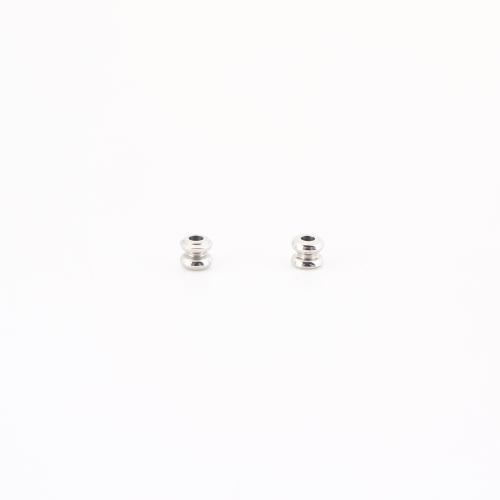 Edelstahl Perlen, 304 Edelstahl, DIY, originale Farbe, 3x4x4mm, verkauft von PC