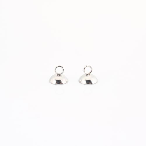 Edelstahl Schmuck Kautionen, 304 Edelstahl, DIY, originale Farbe, 7x7x7mm, verkauft von PC[