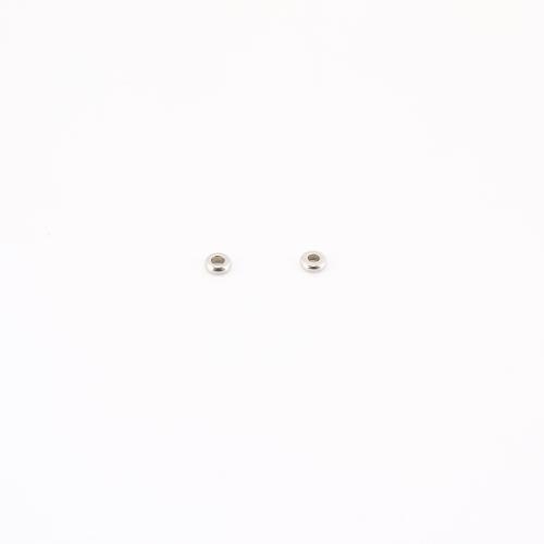 Edelstahl Perlen, 304 Edelstahl, DIY, originale Farbe, 3x3x1mm, verkauft von PC