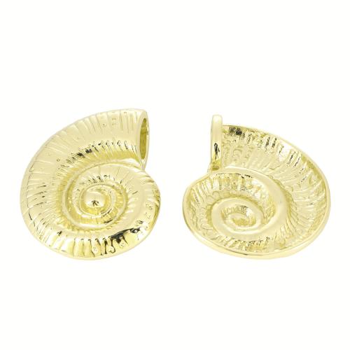 Tierische Messing Perlen, Strandschnecke, goldfarben plattiert, DIY, 44x36x10mm, verkauft von PC