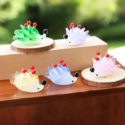 Glas Dekoration, Igel, Niedlich, keine, 50x33mm, verkauft von PC