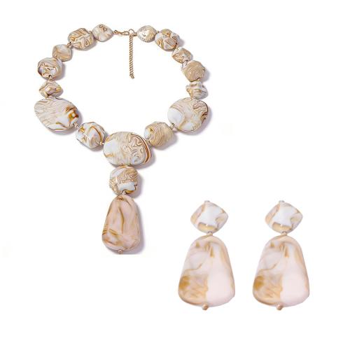 Conjuntos de joyería de la resina, diferentes estilos para la opción & para mujer, más colores para la opción, Vendido por Set
