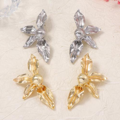 Zinklegierung Ohrstecker, plattiert, Modeschmuck & für Frau, keine, 35x70mm, verkauft von Paar