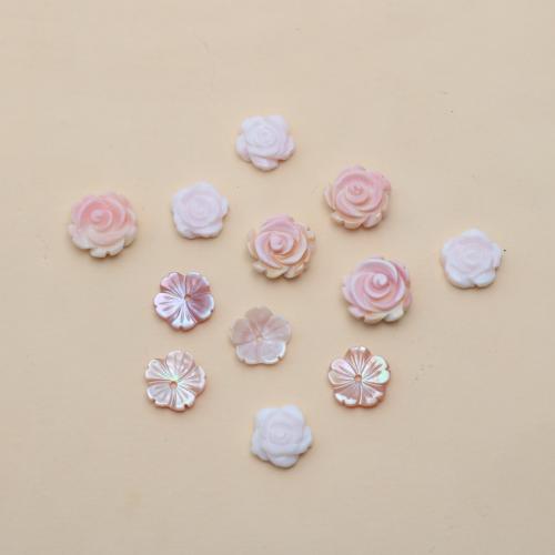 Природные стеклянные бусы, Ракушка, Форма цветка, резной, DIY & разные стили для выбора, продается PC