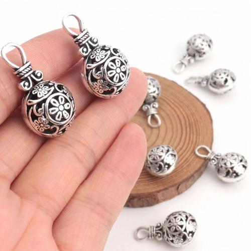 Pendentifs creux en alliage de zinc, Placage, DIY Environ Vendu par sac[