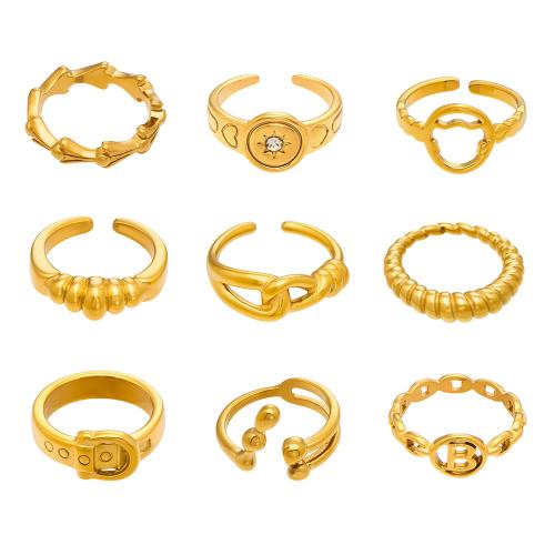 Кольцо из нержавеющей стали, Нержавеющая сталь 304, Другое покрытие, ювелирные изделия моды & Мужская & разные стили для выбора, Много цветов для выбора, продается PC