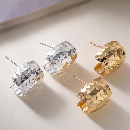 Латуни Стад Серьги, Латунь, Другое покрытие, ювелирные изделия моды & Женский, Много цветов для выбора продается Пара