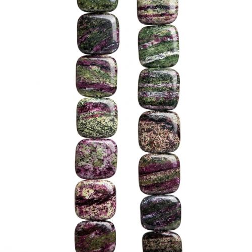 Бусины из одного камня, Полудрагоценный камень, Квадратная форма, DIY, 20mm, продается Strand