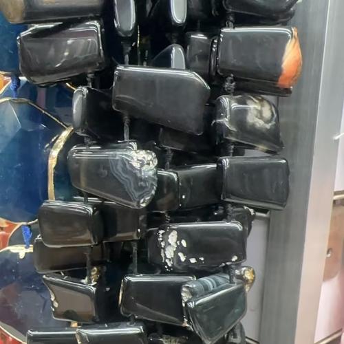 агатовые бисеры, Агат, Геометрический узор, DIY, Много цветов для выбора, beads size 30-33x16- длина:Приблизительно 37 см, продается Strand