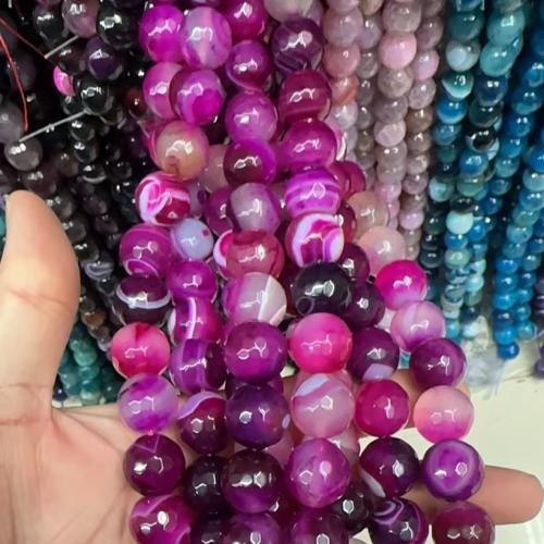 Бусины из одного камня, Полудрагоценный камень, Круглая, DIY & различные материалы для выбора & граненый, 14mm, длина:Приблизительно 38 см, продается Strand