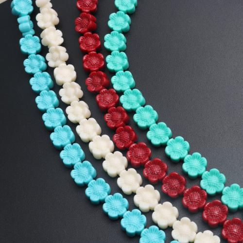 花樹脂のビーズ, 樹脂, 花形, 射出成形, DIY, 無色, 8mm, 22パソコン/ストランド, 売り手 ストランド