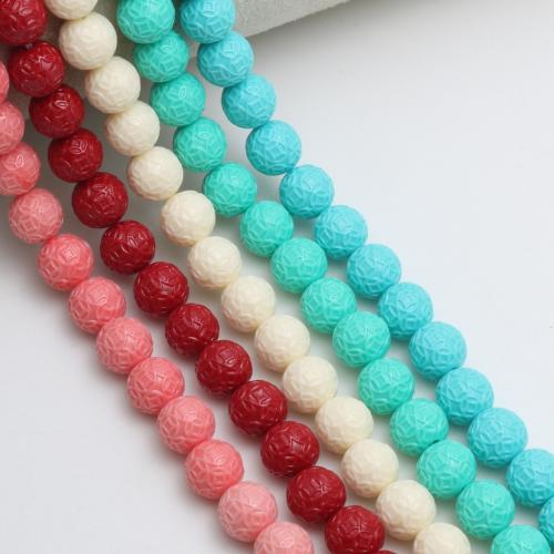 単色樹脂のビーズ, 樹脂, ラウンド形, 射出成形, DIY, 無色, 10mm, 約 40パソコン/ストランド, 売り手 ストランド[