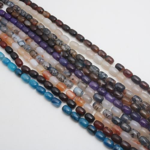 Achat Perlen, Eimer, poliert, DIY, keine, 10x14mm, ca. 28PCs/Strang, verkauft von Strang