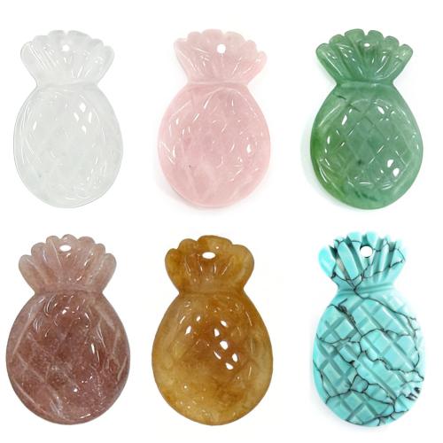 Gemstone Jewelry Pendants, Pineapple, DIY 1/PC 