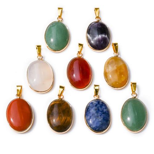 Gemstone ювелирные изделия Кулон, Полудрагоценный камень, Каплевидная форма, DIY & различные материалы для выбора продается PC