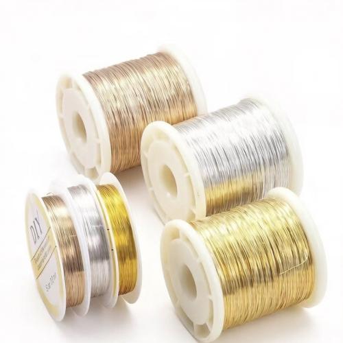 Brass Wire, plated, DIY 