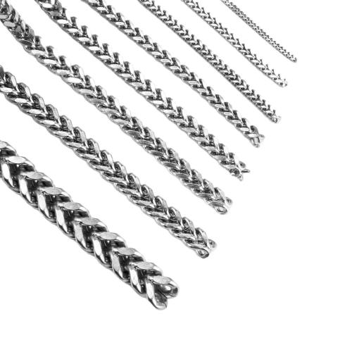 Stainless Steel Chain Jewelry, 304 Stainless Steel, DIY original color 