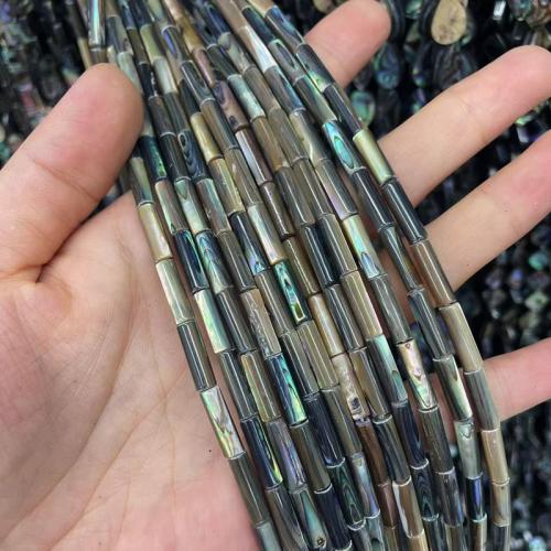 Abalone Shell Beads, Round Tube, DIY Approx 38 cm 