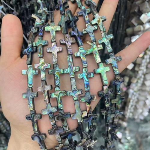 Abalone Shell Beads, Cross, DIY 