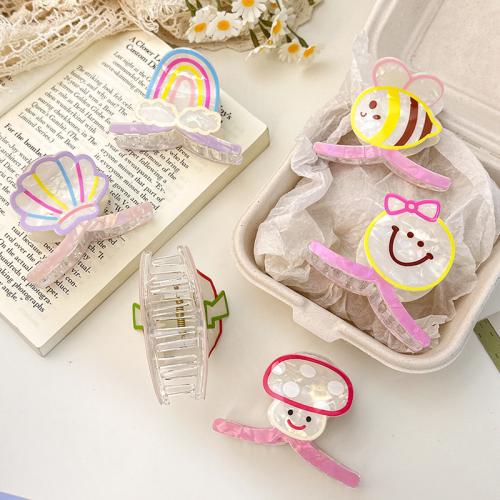 Acrílico Garra de pelo, diferentes estilos para la opción & para mujer, 80x56mm, Vendido por UD