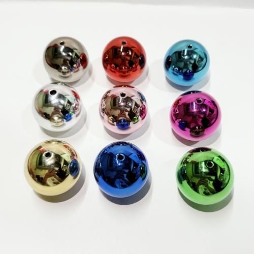 Beschichtung von Acryl-Perlen, Acryl, rund, UV plattiert, DIY & verschiedene Größen vorhanden, keine, verkauft von PC