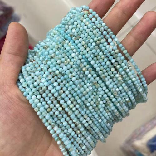 Granos de la cáscara teñido, Concha de agua dulce, Esférico, Bricolaje, más colores para la opción, 3mm, longitud:aproximado 38 cm, Vendido por Sarta