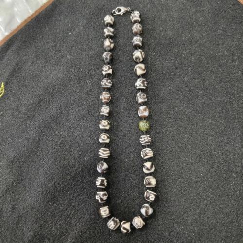 Ожерелье из агата, тибетский агат, Мужская & разные стили для выбора, длина:Приблизительно 45 см, продается PC