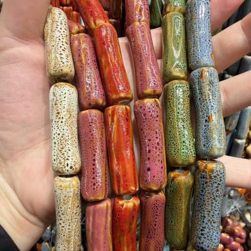 Краеглазка фарфоровый бисер, фарфор, DIY, Много цветов для выбора 100ПК/сумка, продается сумка