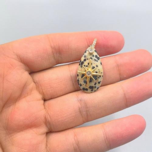 Gemstone ювелирные изделия Кулон, Полудрагоценный камень, DIY & со стразами, Много цветов для выбора продается PC