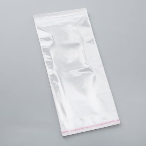 Bolsas Autoadhesivas OPP , OPP+Material, con Adhesivo+Sticker, Rectángular, Polvo & diverso tamaño para la opción, claro, 100PCs/Grupo, Vendido por Grupo
