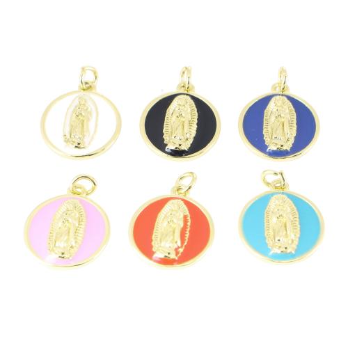 エナメル真鍮のペンダント, 銅, 楕円, ゴールドメッキ, DIY, 無色 売り手 パソコン
