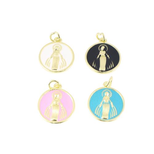 エナメル真鍮のペンダント, 銅, 楕円, ゴールドメッキ, DIY, 無色 売り手 パソコン