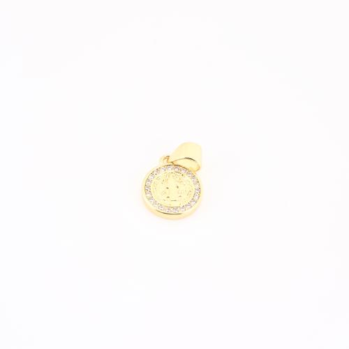 キュービックジルコニアマイクロパヴェブラスペンダント, 銅, 楕円, ゴールドメッキ, DIY & マイクロパヴェジルコニア 売り手 パソコン