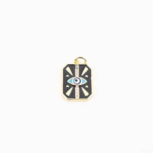 エナメル真鍮のペンダント, 銅, 幾何学パターン, ゴールドメッキ, DIY 売り手 パソコン