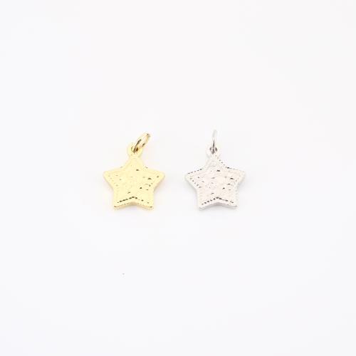 Brass Star Pendants, laiton, étoile, Placage, DIY, plus de couleurs à choisir Vendu par PC