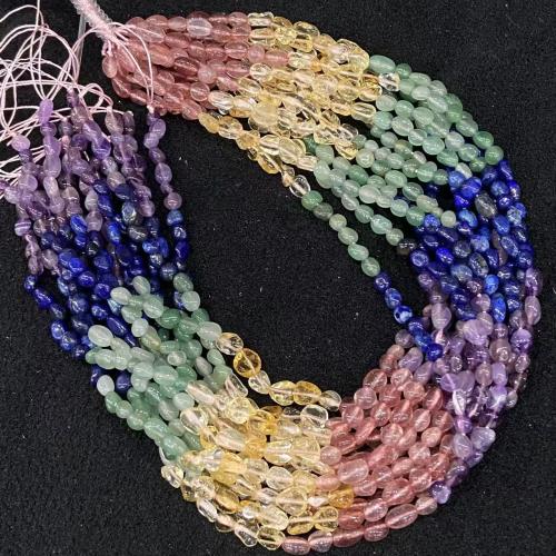 Mixed Gemstone Beads, Multi - gemstone, irregular, polished, DIY, gradient color Approx 38 cm 